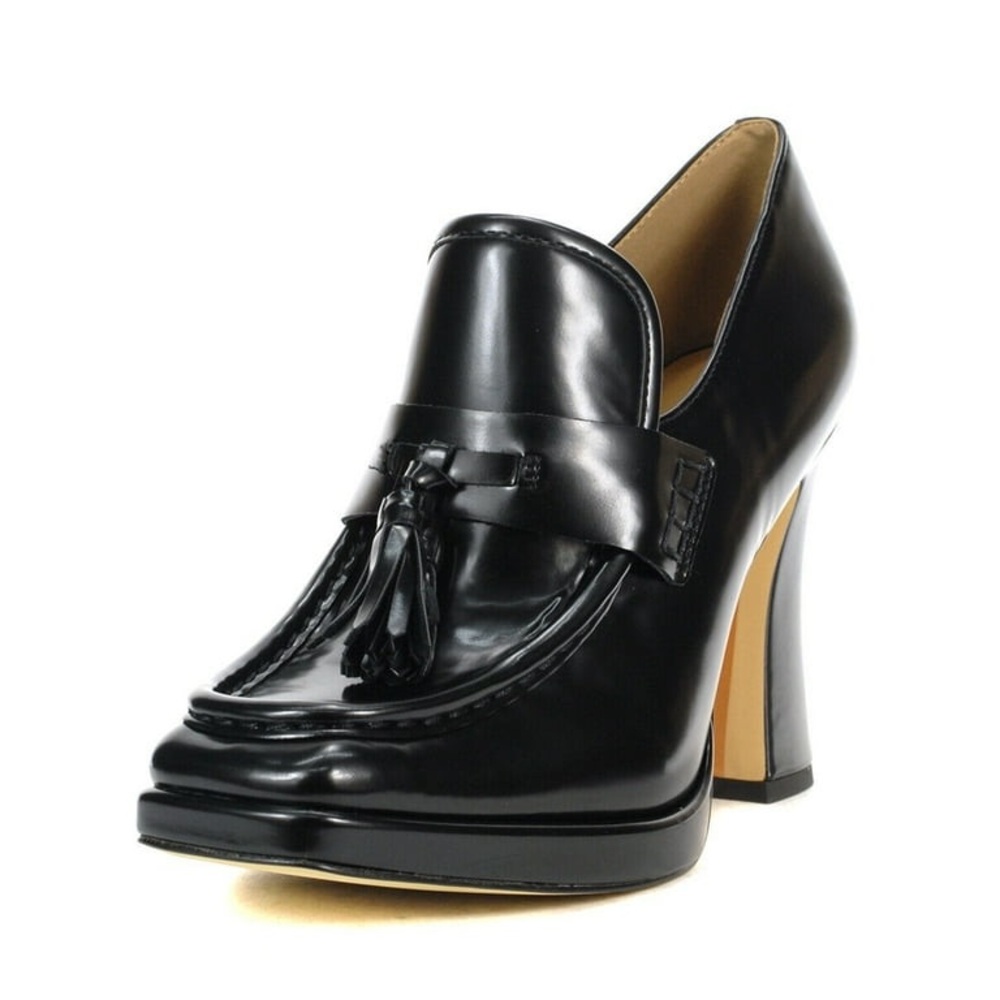 Sam Edelman Jed Black Leather Tassel Pumps Size 9